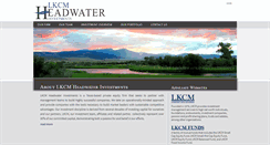 Desktop Screenshot of lkcmheadwater.com